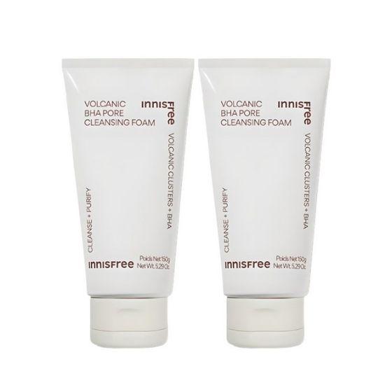 

Innisfree Volcanic Pore BHA Cleansing Foam Deep Pore & Sebum Control 150g x 2pcs