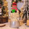 Christmas Decorations Snowman Old Man Crystal Ball Music Box Christmas Crystal Wind Lamp Christmas Gift Candle