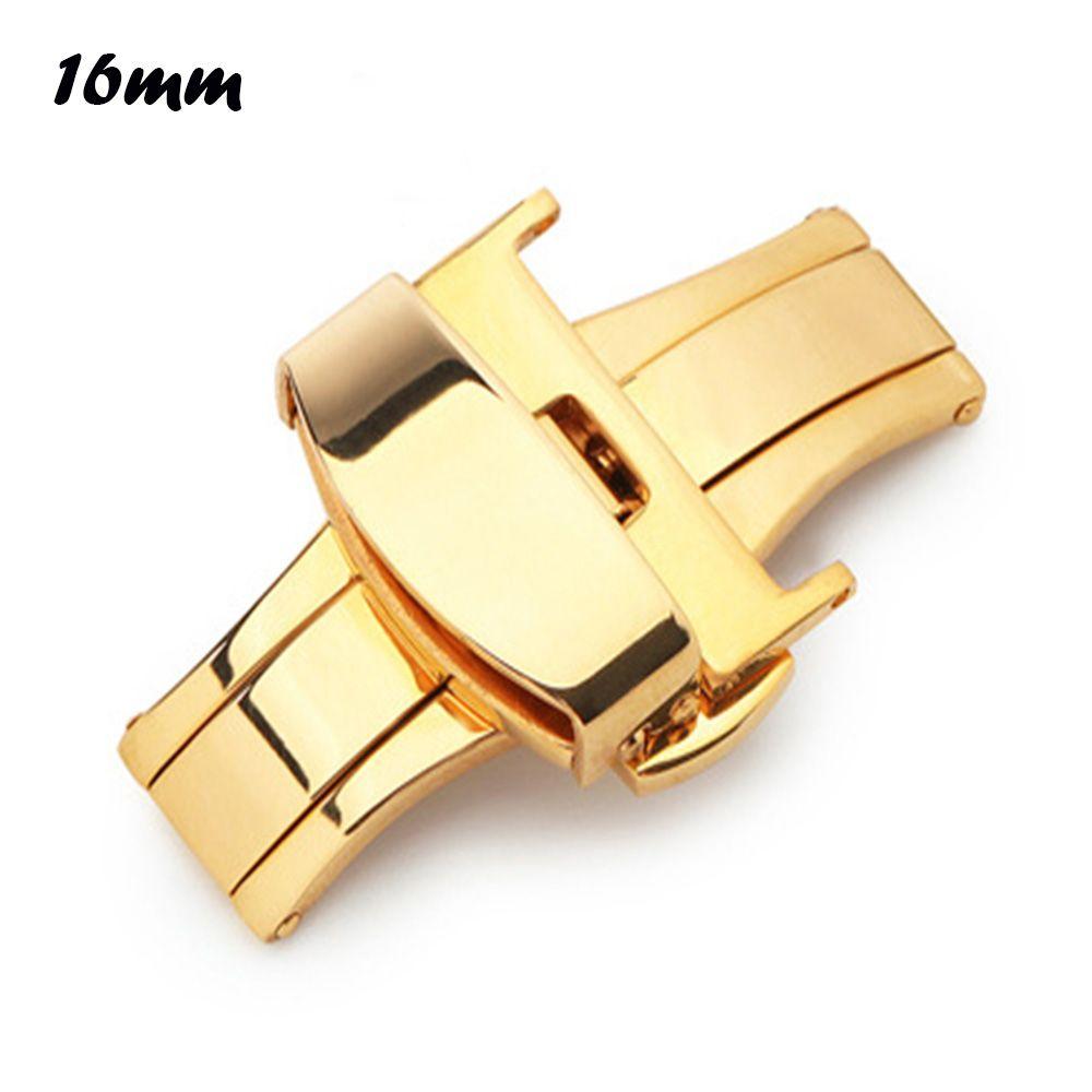 Ersatz-Uhren-Reparaturteile mit Schmetterlings-Faltschließe, Faltschließe, Doppeldruckknopf