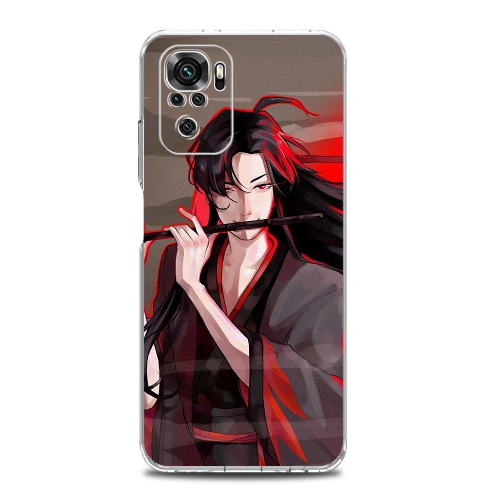 Anime Mo Dao Zu Shi Wei Wuxian Soft Phone Case For Xiaomi Redmi Note 12 11 9S 9 8 10 Pro Plus 7 8T 9C 9A 8A K40 Gaming Cover