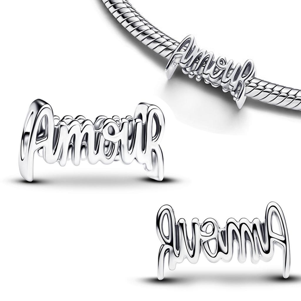New Original 925 Silver Charms Butterfly Flower Heart Fish Beads Pendant Bracelets Necklaces Womens DIY Jewelry Gift