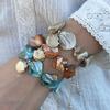 2026 European Cross-Border Starfish & Shell Alloy Necklace - Retro Summer Mermaid Design