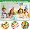2/4 Pcs Chair Cover Reusable Birthday Seat Cover Kit Polyester Birthday Chair Back Decor for School Party Classroom Home Decor