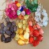 Irregular acrylic beaded double-layer necklace, dopamine personality exaggerated collarbone chain, niche design sense item decoration for women
