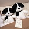 Scarf Puppy Doll Plush Toy Wearing Scarf Puppy Dog Children Birthday Gift Sleeping Dog Rag Doll