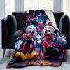 1PC Mickey & Minnie Mouse Cartoon Blanket, Seasonal Universal, Home Decoration, Throw Blanket, Soft Flannel Throw Blanket, Versatile & Cozy