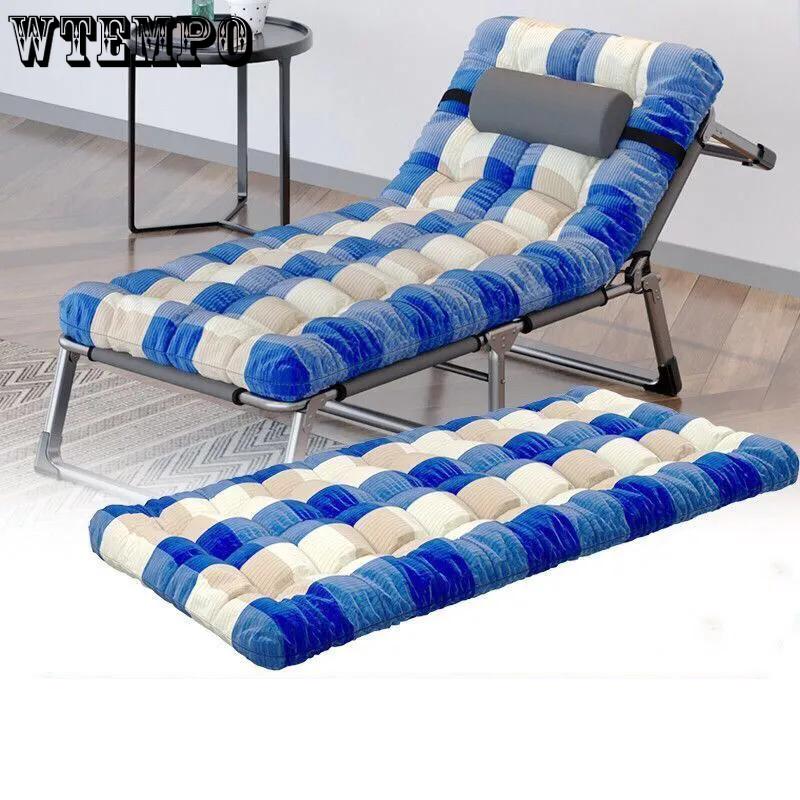 WTEMPO Folding Bed Soft Warm Pad Office Sleep Single Bed Mat Student Dormitory Mattress Back-to-school Season Mattress Bed Foldable Mattress Cushion