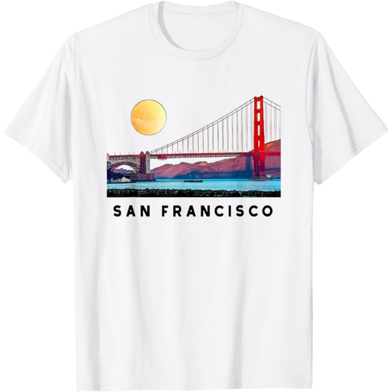 San Francisco Golden Gate Bridge T-Shirt T-Shirt S