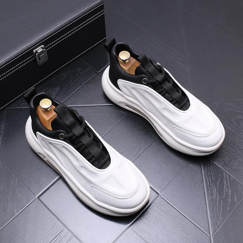 Fashion New spring and summer men's boots small white leisure youth all match breathable running shoes Zapatos Hombre a6
