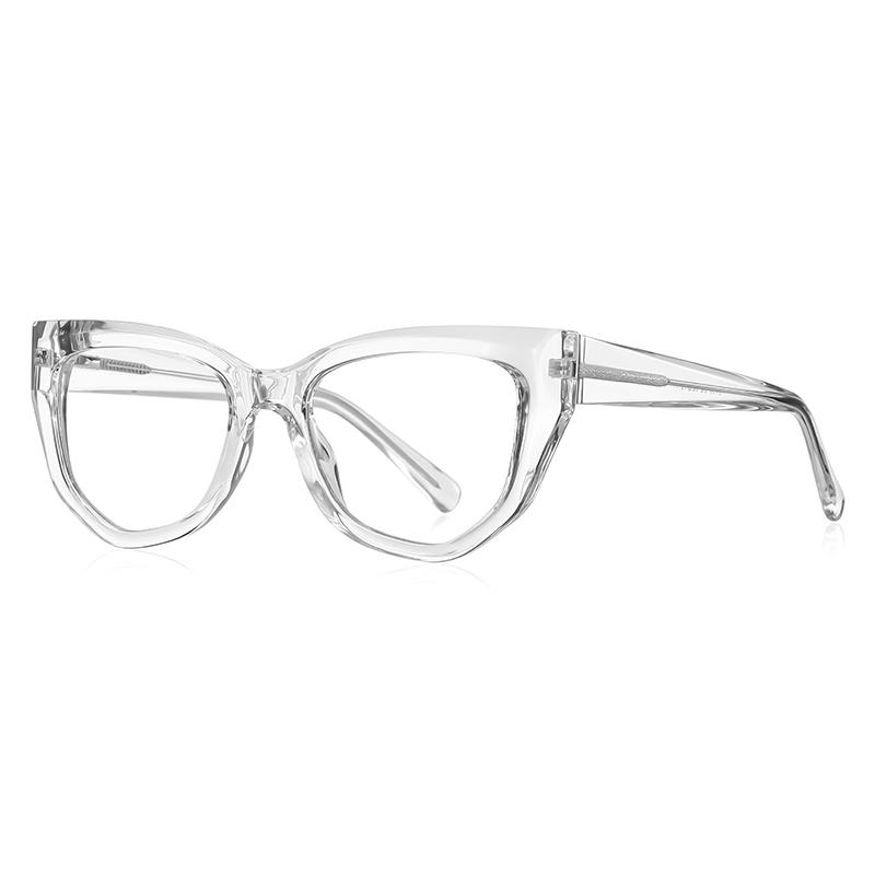 0 -0.5 -0.75 To -6.0 Anti Blue Light Cat Eye Nearsighted Glasses For Women Fashion  Hyperopia Eyeglasses Power +0.5 To +4.0