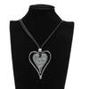 Women'S Exquisite Heart-Shaped Long Clothing Sweater Chain Fashion Trend Metal Necklace