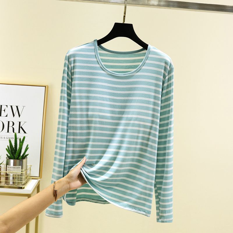 

Modal Home Autumn Thin Loose Long Sleeves T-Shirt