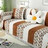 Double-Sided Retro Sofa Cover Nordic Sofa Cover Cotton Blanket Full Covered Non-Slip Sofa Cover Protective Cover