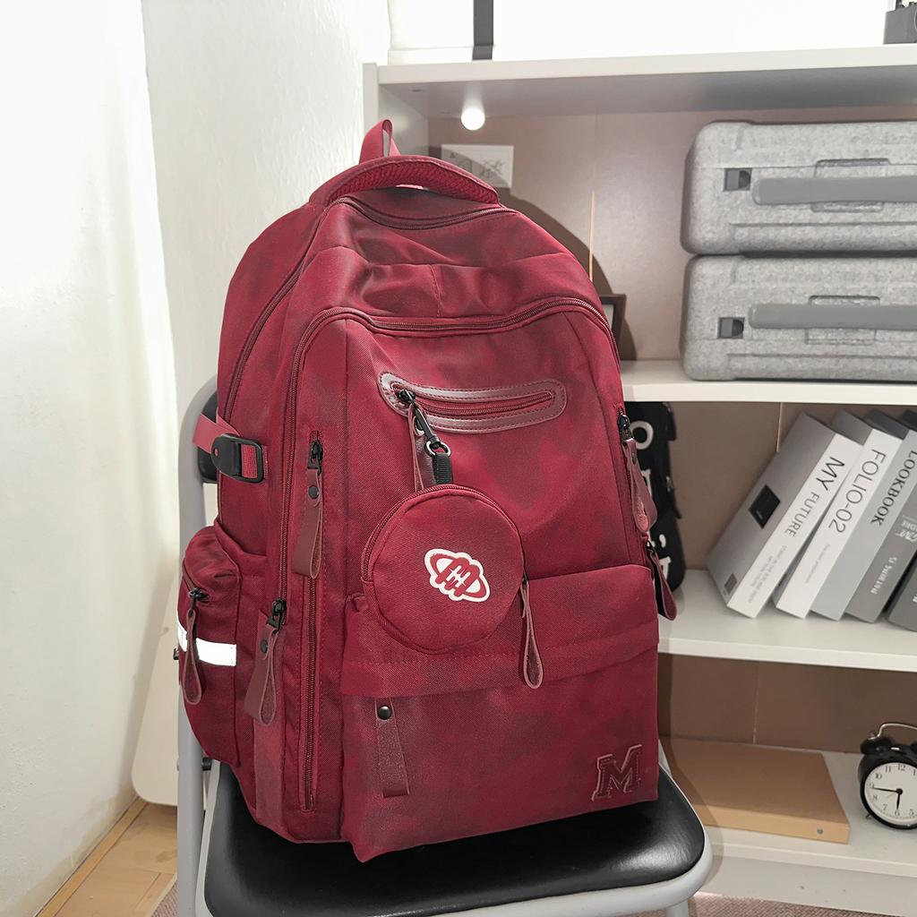 Schoolbag Lightweight Backpack Women's Travel 1011 New Male Junior High School Student College Student Large Capacity Travel Backpack Men's School Bag