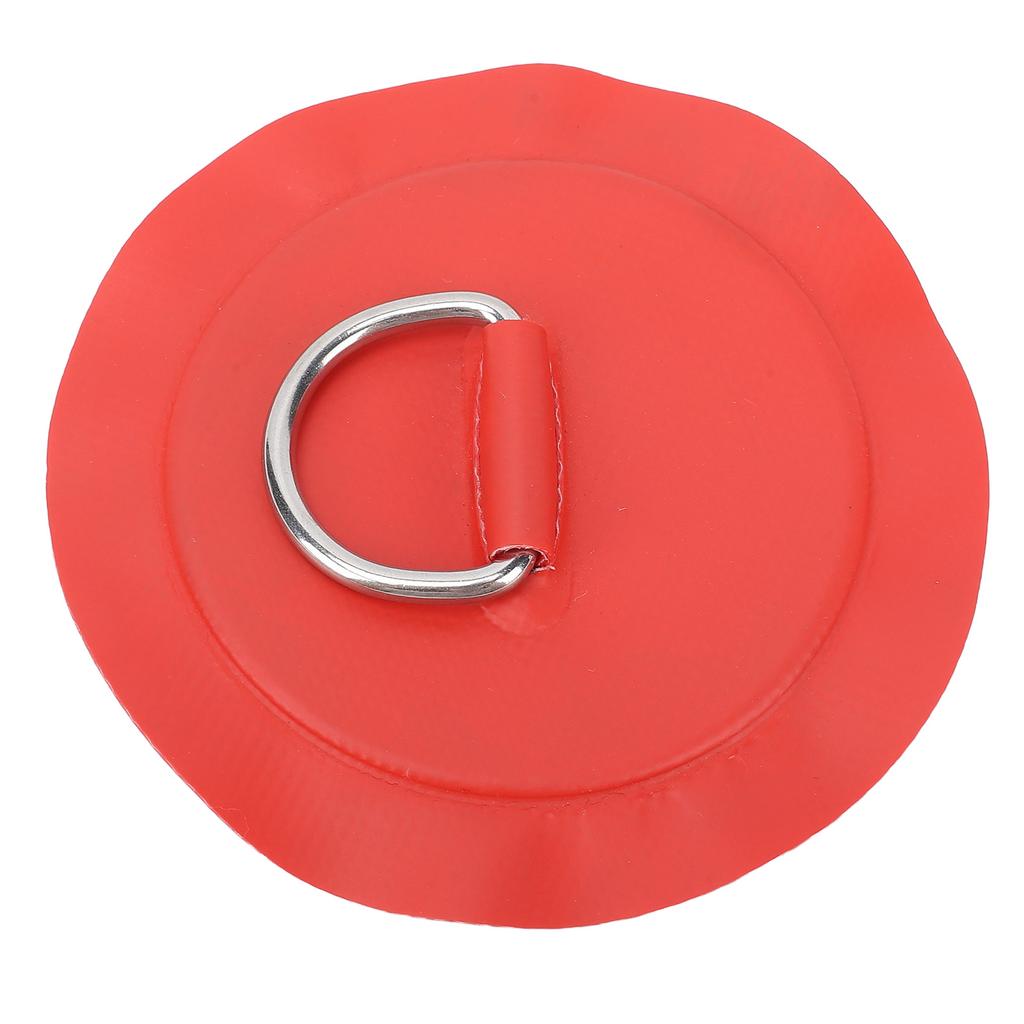 D Ring Patch Multifunctional PVC and Stainless Steel Boat Circular D Ring Pad for Inflatable Boat Kayak Dinghy