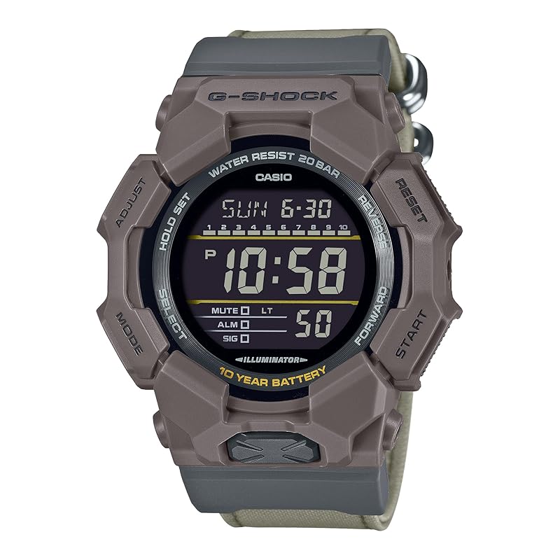 Casio G-Shock Watch (GD-010CE-5JF) Made with CORDURAre/cor Biomass Plastic (Official Japanese Product) Men s Brown
