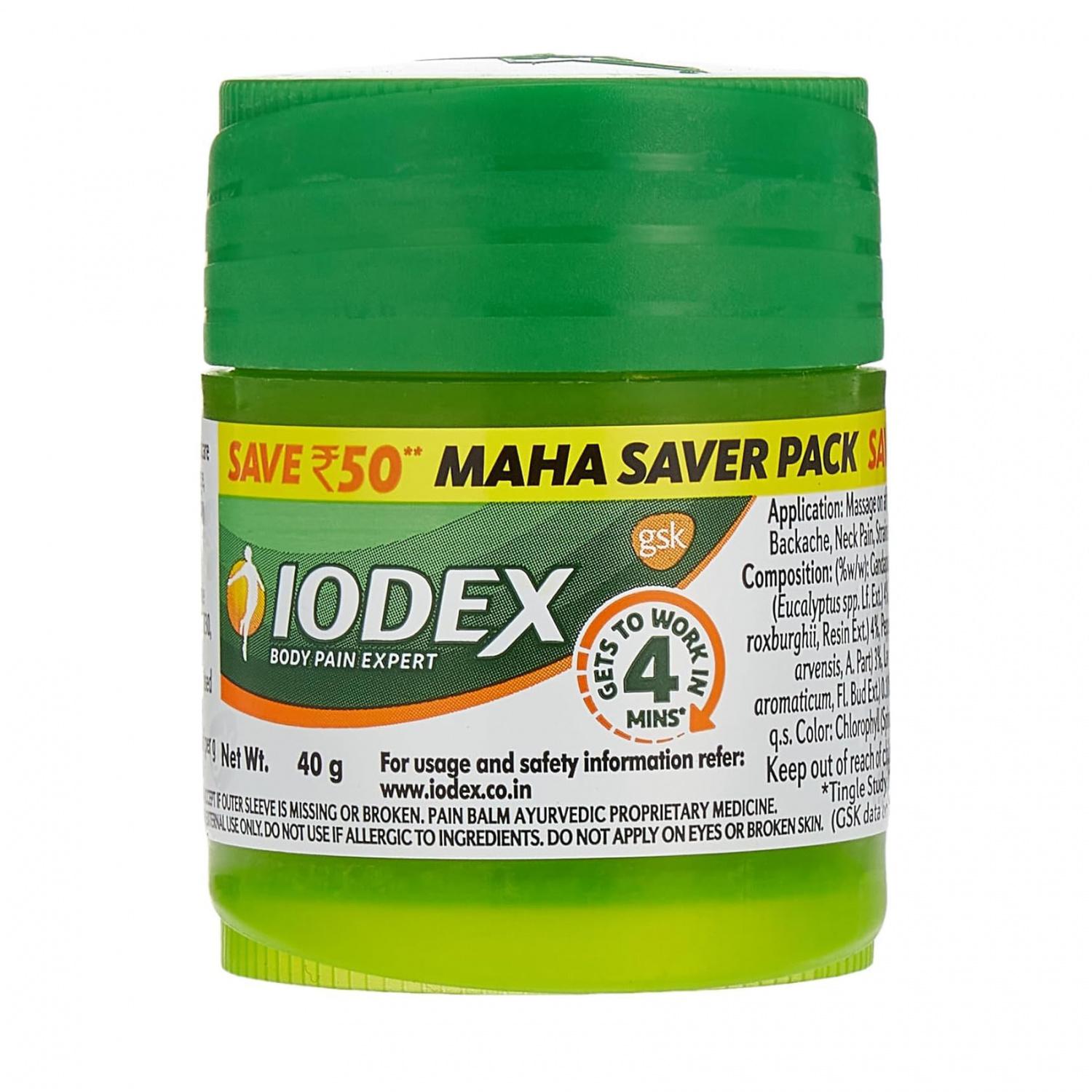 

Айодекс (40 г), Iodex, GSK