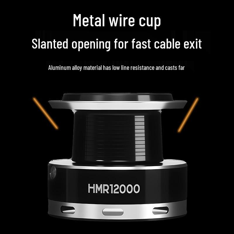 Universal All-Metal Spinning Fishing Reel for Freshwater and Saltwater, Long-Casting, General-Purpose, Sea and Anchor Fishing.