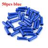 Bicycle Cable End Caps Aluminum Alloy Bike Brake Shifter Cable Tips Wire End Cap Multiple Colors Bike Line Core Caps