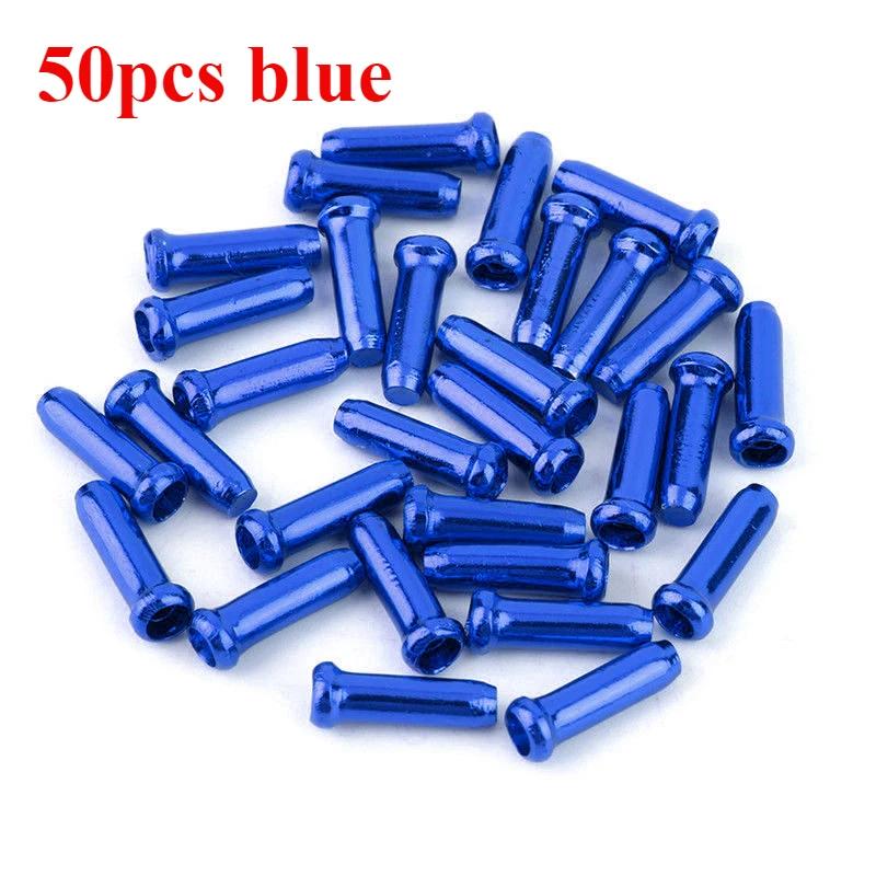 Bicycle Cable End Caps Aluminum Alloy Bike Brake Shifter Cable Tips Wire End Cap Multiple Colors Bike Line Core Caps