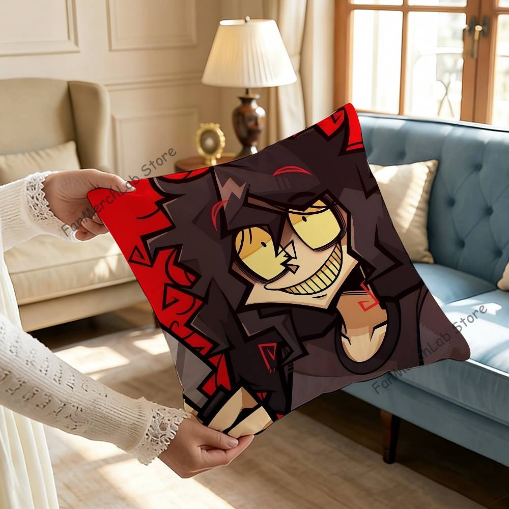 Horror Game JJohn DDoeS Pillow Case Plush Fabric Soft Pillowcase Double Sided Print Sofa Cushion Cover Throw