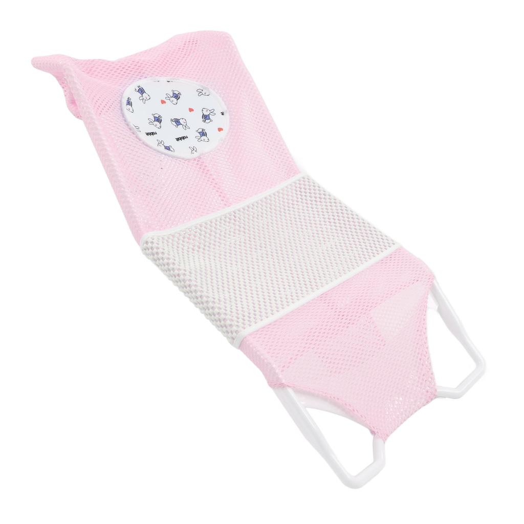 Baby Mesh Bath Cushion Pad Cute Cartoon Safe Ergonomic Newborn Bathtub Support Net Mat for Home