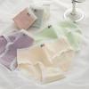 Cotton Panties Women'S Mid-Rise Breathable Briefs Large-Size