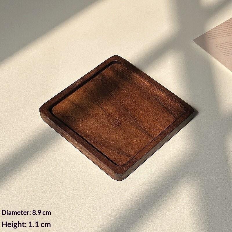 Runde Holzscheibe Tassenuntersetzer Untersetzer Für Tee Kaffee Tassen Getränkehalter Für DIY Geschirr Dekoration Langlebig Küche Dekoration Zuhause