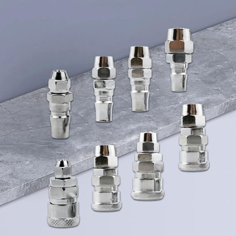 High Performances C Type Quick Connector For Air Tool Crafted From Wear Resistant Iron Ideal For Various Applications