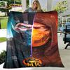 New Cartoon Mortal Kombat Blanket,Flannel Blanket Throw Blanket,Soft Warm Blanket for Living Room Bedroom Beds Sofa Decor Gift