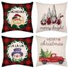 Popular Christmas Pillowcases for Holidays Santa Claus Linen Home Decoration Pillowcases