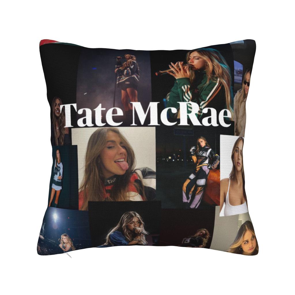 Decorative Pillow Cover Tate McRae Think Later Tour Accessories Chair  Throw Pillow Case Cover Square Multi-Size