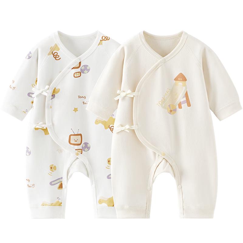 Tongtai Pure Cotton Newborn Baby Butterfly Romper
