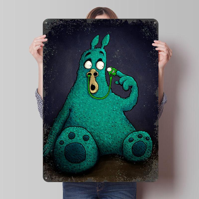

Mess Poster Customized Wall Art Vintage Metal Signs Retro Tin Plaque for Man Cave Interior Decoration Living Room Decor Men Home 7.9x11.8In(20x30cm)