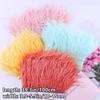 1M DIY Faux Feather Fur Strap Ribbons Trimmings Fringe Tassel for Costume Sewing