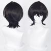 Cosplay Wig with Net, Sakuma Rintsuki, Heat-Resistant, Black