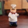 Creative Resin Chef Figurine Decoration Ornament For Kitchen Restaurant And Cafe Display