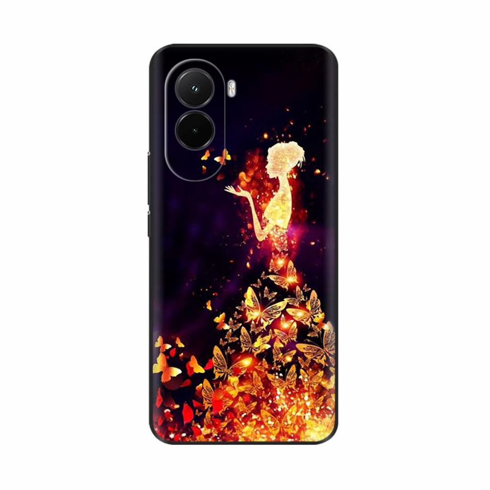 Soft Case For Xiaomi Poco M7 4G Luxury Print Back Cover For PocoM7 M7 Silicone Bumper Protective Shockproof Capa Pocom7 4G Coque