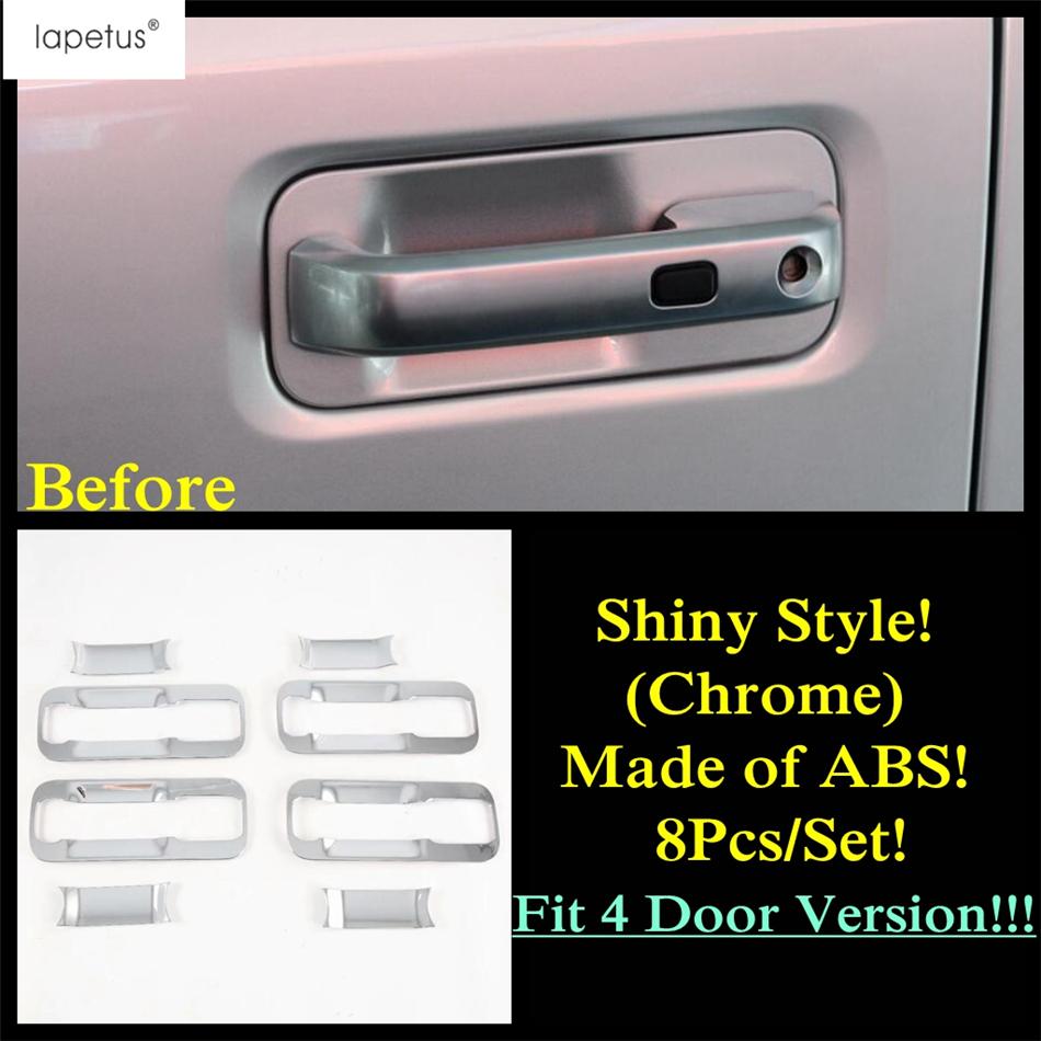 Carbon Fiber Side Door Handle Bowl Decoration Protection Cover Trim Accessories For Ford F-150 / Raptor 2015 -  2 / 4 Door