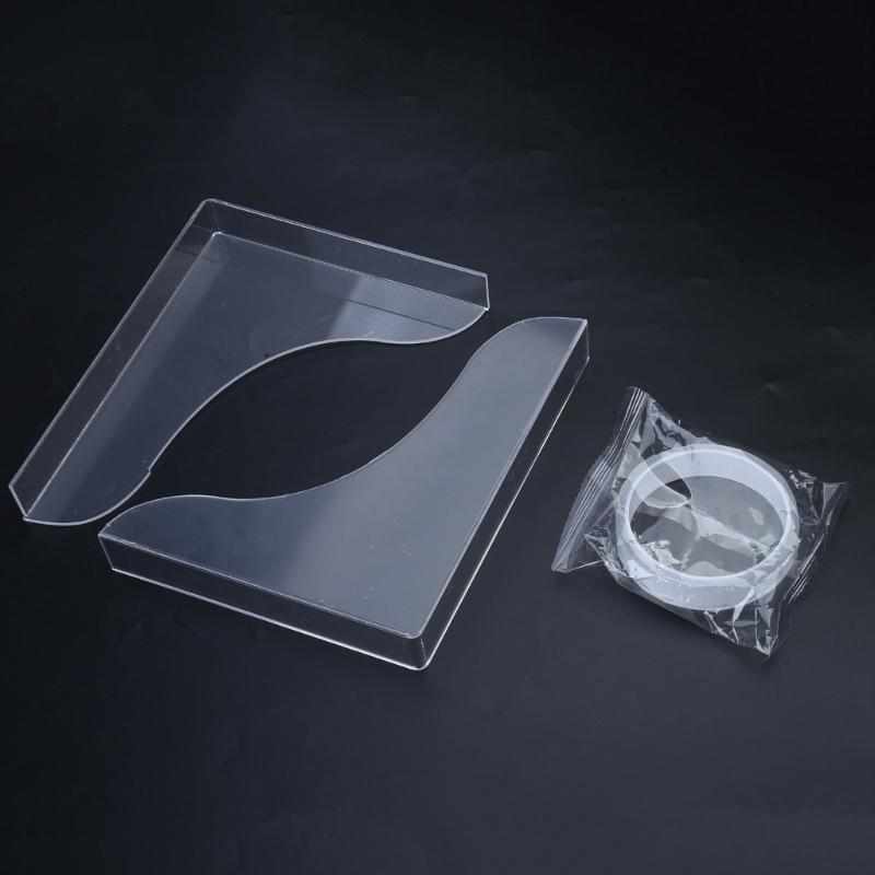 2pcs/set Bathroom Splash Cover Multipurpose Bathtub Splash Cover Supplies for School Office Dormitory Countertop