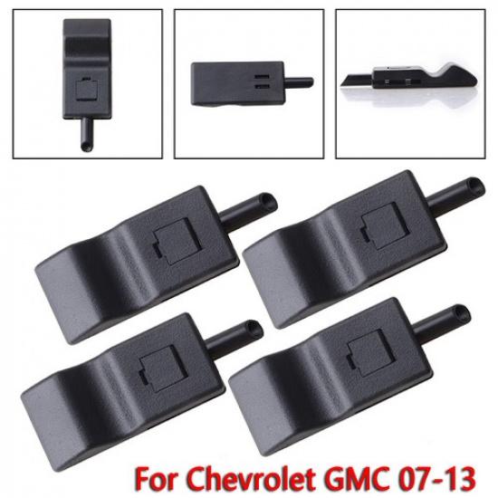 4x Ebony Door Lock Knob Front or Rear For Chevy Tahoe GMC Yukon 2007-2014 US