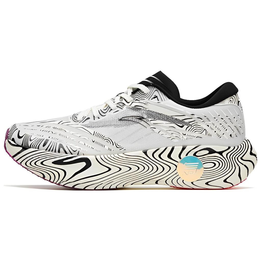 New Anta C202 GT Pro Slip Resistant Abrasion Resistant Low top Running Shoes Men's White Black 412310401-1