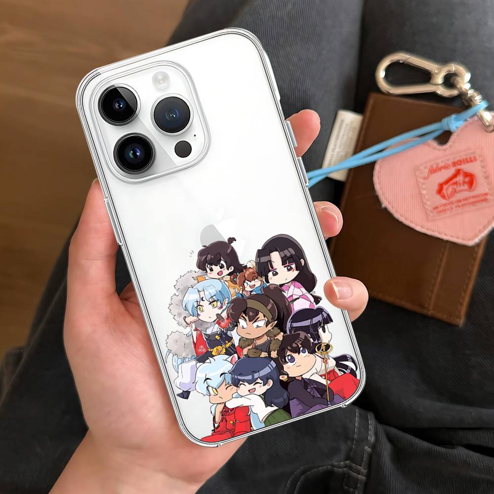 Phone Case For Samsung S26 S25 S24 S23 S22 S21 S20 FE Note20 Note10 Amine I-Inuyasha Plus Ultra Edge 5G Clear Soft TPU Cover