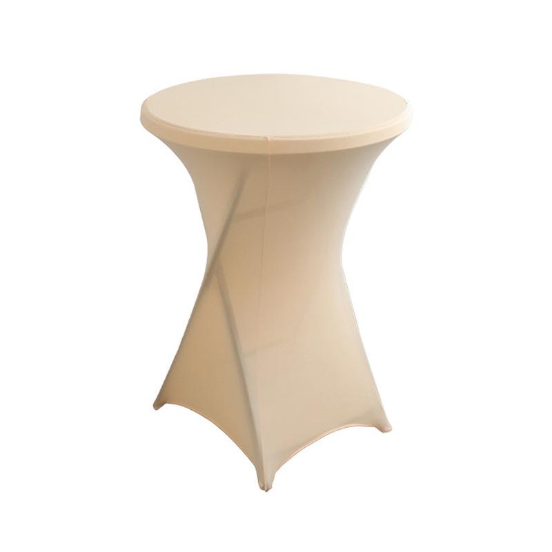 Elastyczny Pokrowiec na Okrągły Stół Barowy na Stoły Bankietowe lub Koktajlowe