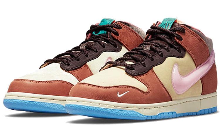 Nike X Social Status Dunk Mid 'Chocolate Milk' DJ1173-700