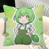 Anime Zundamon Pillow Case Square Pillow Bedroom Sofa Leisure Comfort Cushion Car Home Decoration