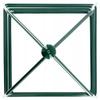 KADAX Metal Garden Pergola Pyramid For Climbing Plants Roses Column For Garden