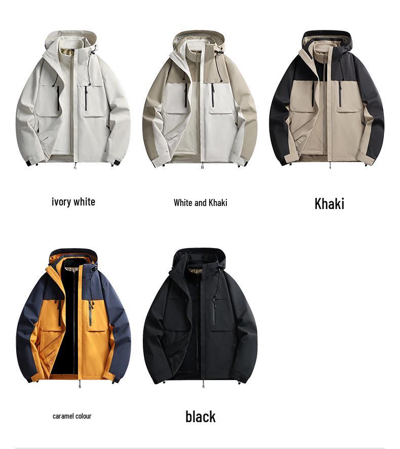 Veste d'alpinisme 3-en-1 BMW avec logo personnalisé - Vêtement d'extérieur Automne/Hiver pour magasin 4S ou vêtements de travail d'équipe