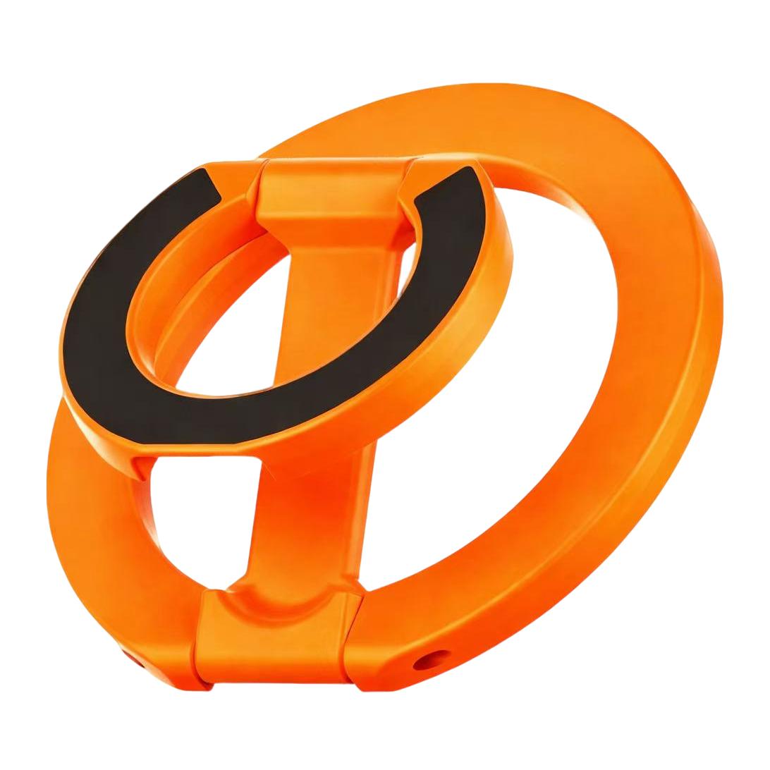 

Для MagSafe Двусторонний Магнитный Держатель-Кольцо для Телефона Портативная Складная Подставка для Мобильных Телефонов Аксессуары для Телефона Кронштейн для Поддержки Держатель Tok оранжевый