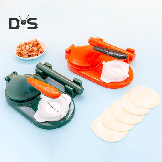 Dumpling Maker Non Slip Splash Proof Handle Concave Design BPA Free Labor Saving Plastic Manual Press Pierogi Mold Kitchen Tool